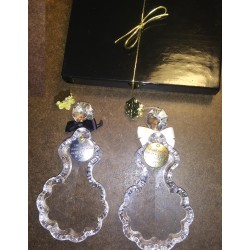 Glass Memory Angel Christmas Ornament