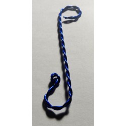 Blue Twisted Wire Ornament Hooks 3 inches - Set of 12